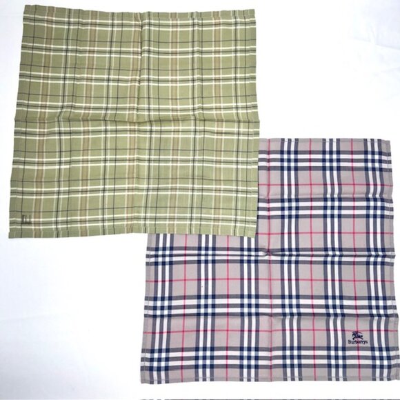 BULK  SALE 18 Handkerchiefs +2 Scarf: BURBERRY-Celine-Fendi-DAKS &  More ! (#2) - Picture 10 of 13